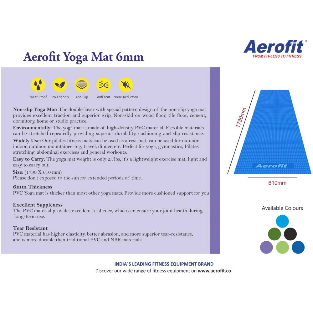 AF 6 MM PVC Yoga Mat